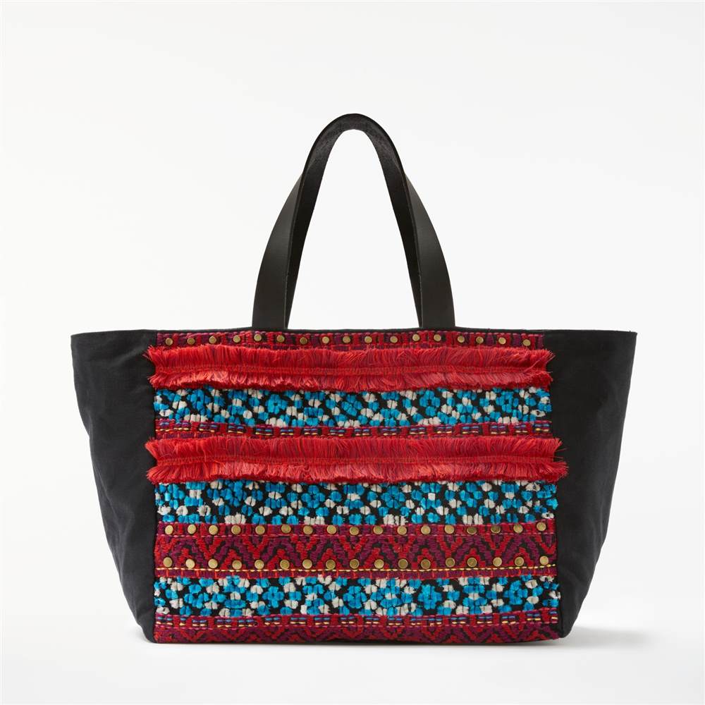 AND/OR Atala Embellished East/West Tote Bag Multi Handbags