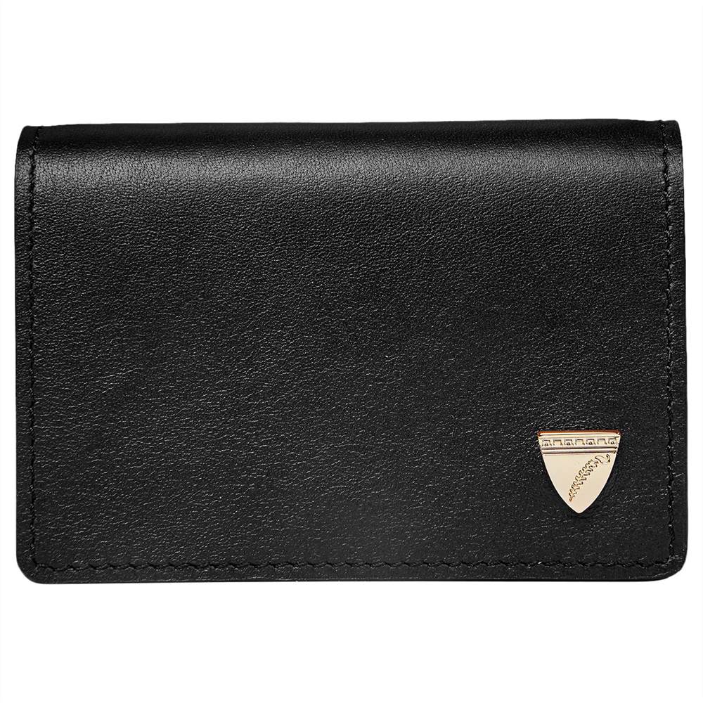 A-London Leather Accordion Card Case Black A-London Purses