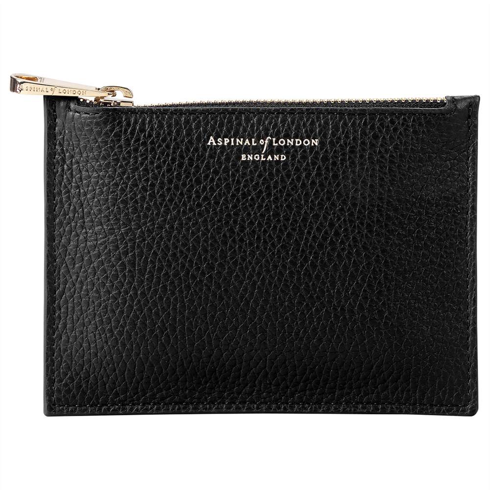 A-London Leather Small Essential Pouch PurseBlack A-London Purses