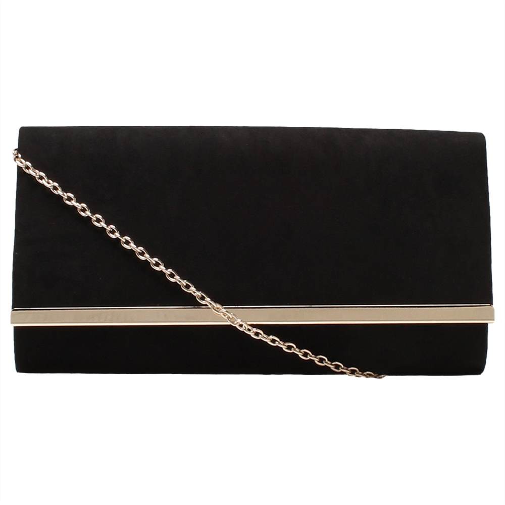 Carvela Dylan Foldover Clutch Bag Black Carvela Handbags