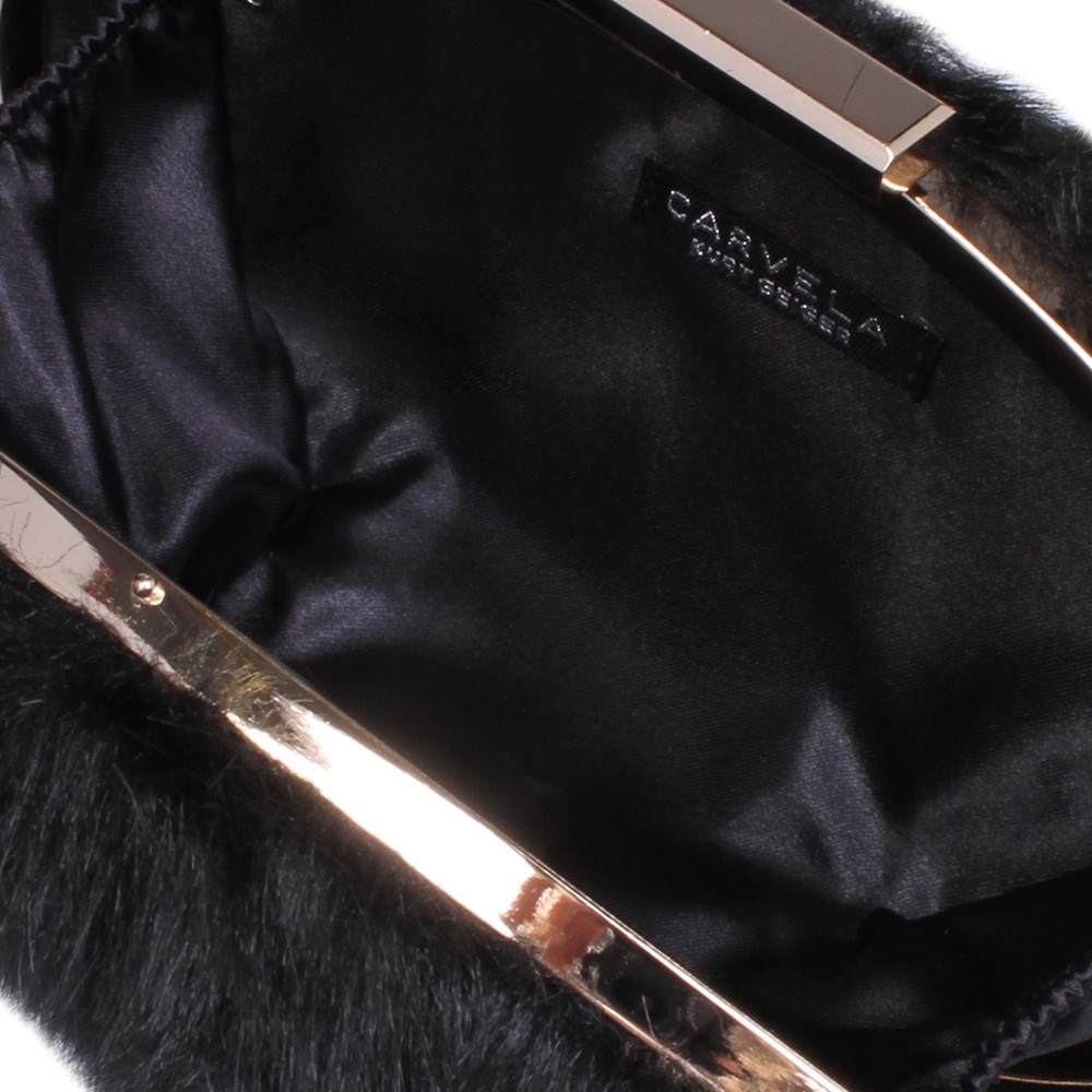 leather mulberry style bag : john lewis uggsCarvela Glory Faux Fur Clutch BagBlack Carvela Handbags