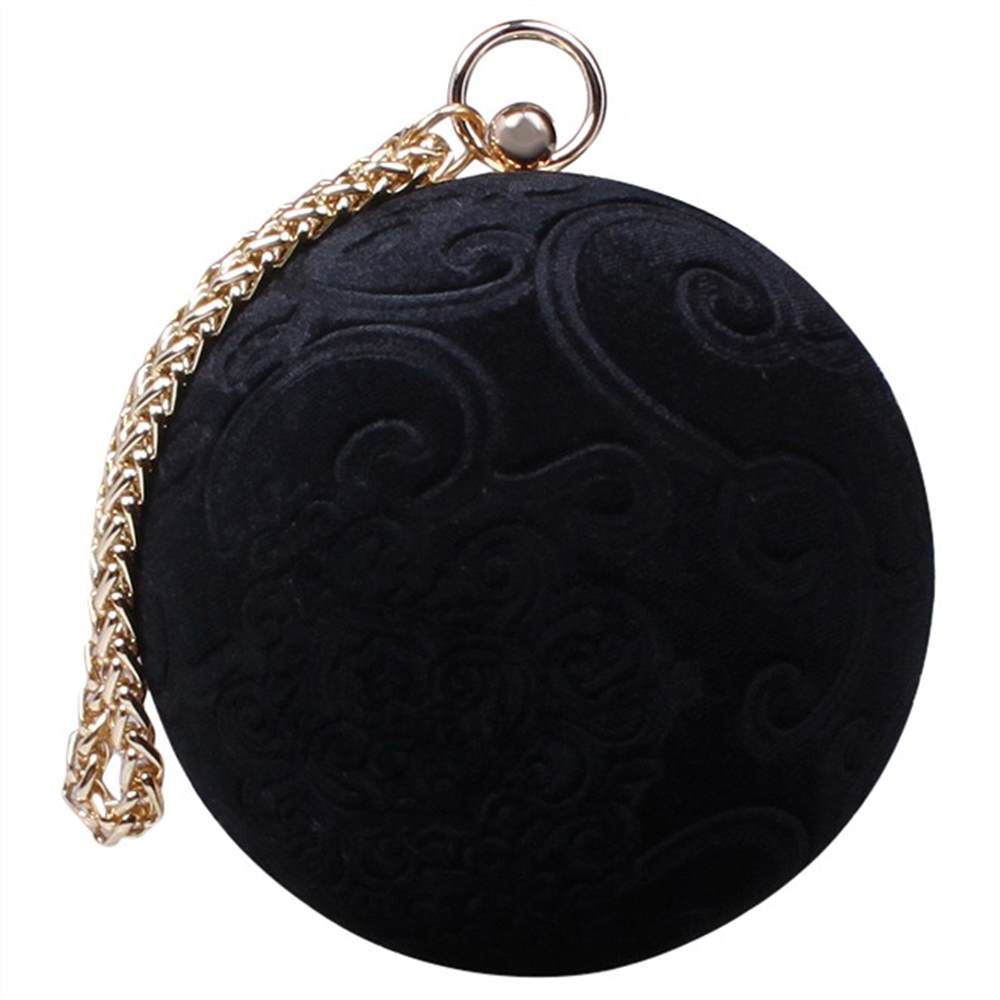 Carvela Guide Circular Clutch Bag Black Carvela Handbags