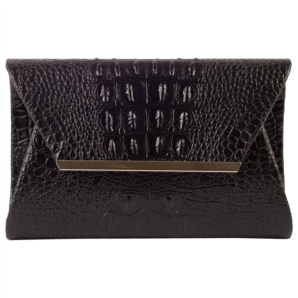 Chesca Moc Croc Bag Black Chesca Handbags