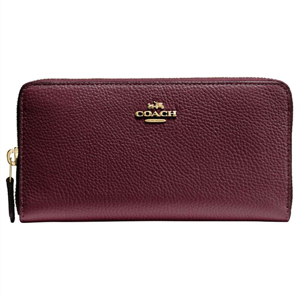 Co-London Accordian Leather Zip PurseOxblood Co-London Purses