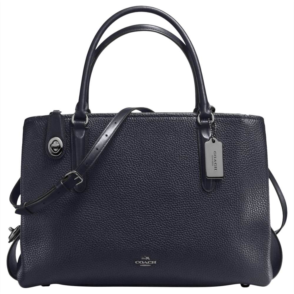 Co-London Brooklyn 34 Leather Carryall Tote BagNavy Co-London Handbags