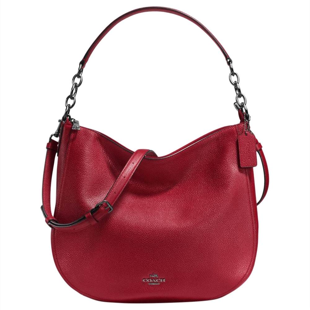 Co-London Chelsea 32 Polished Leather Hobo BagCherry Co-London Handbags