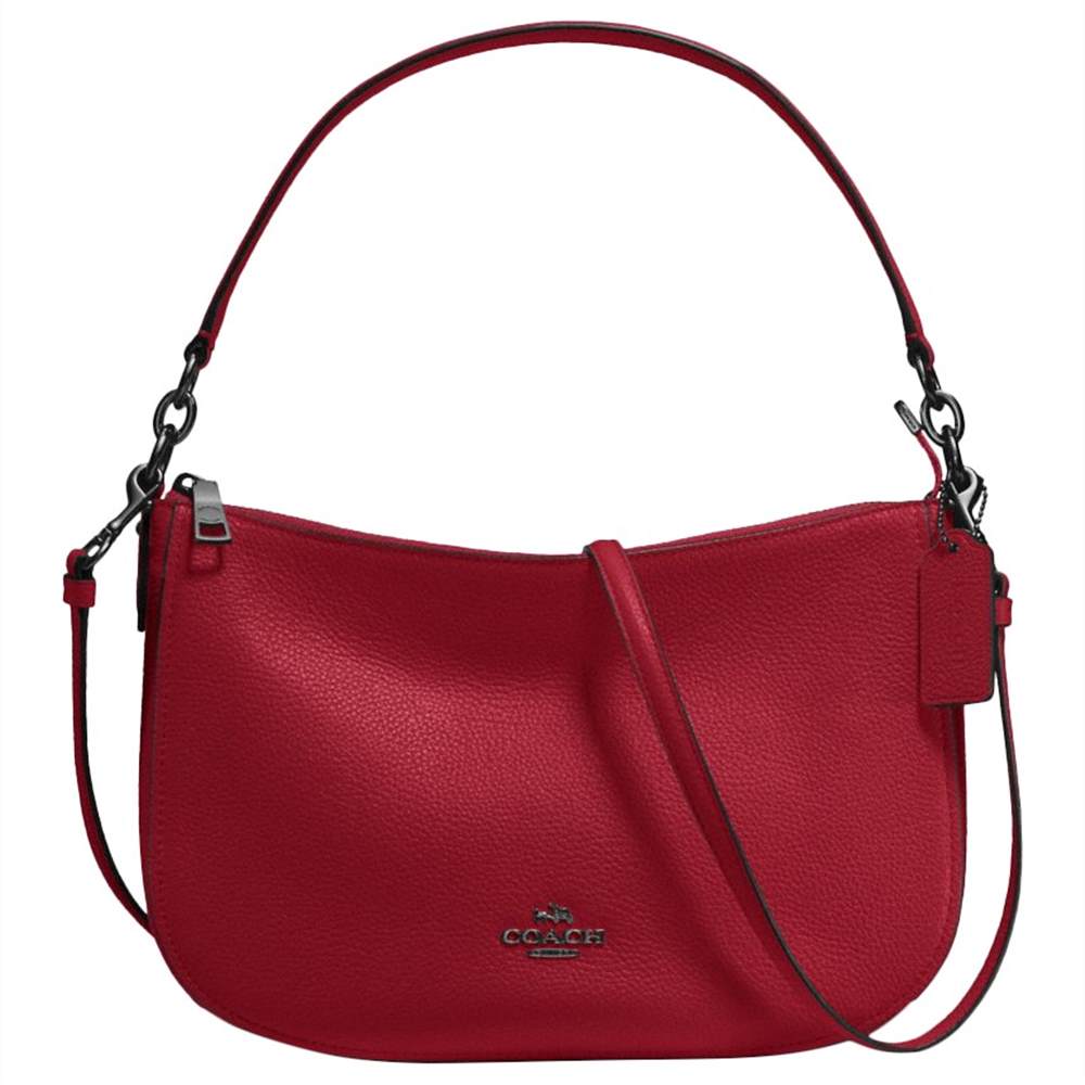 Co-London Chelsea Pebble Leather Cross Body BagCherry Co-London Handbags