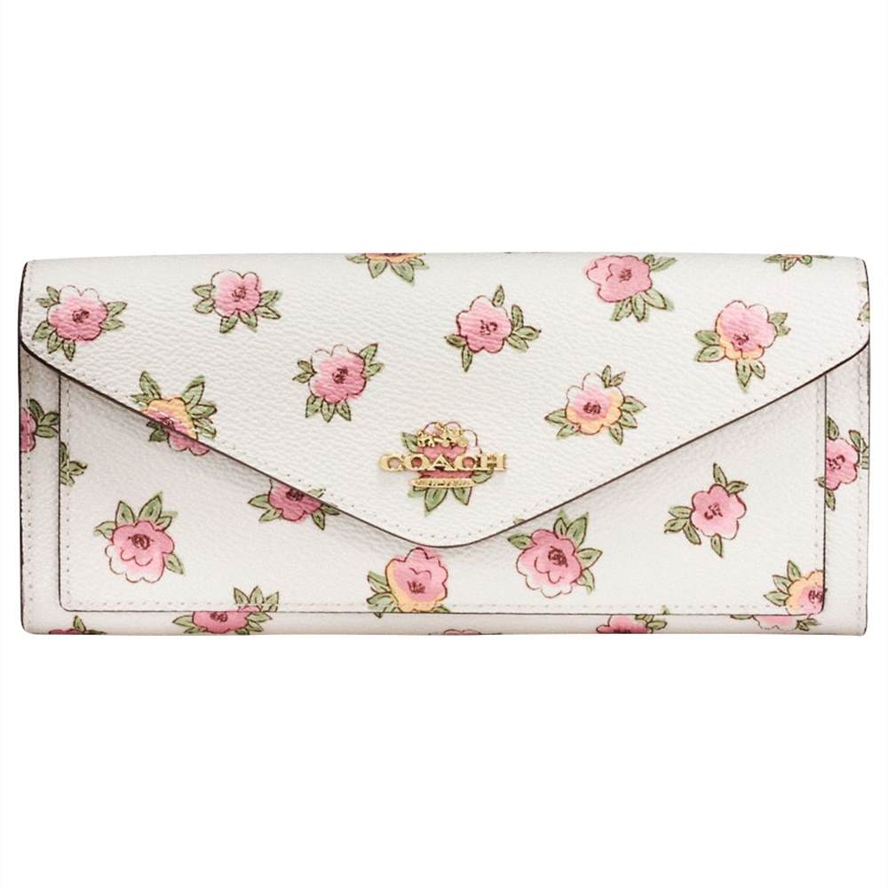 Co-London Leather Soft Wallet Floral Print Co-London Purses