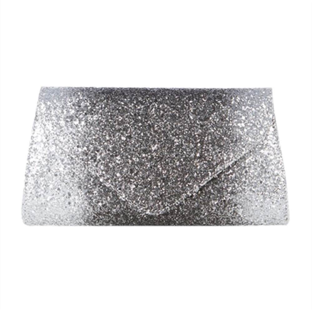 Coast Myra Glitter Clutch Bag Silver Coast Handbags