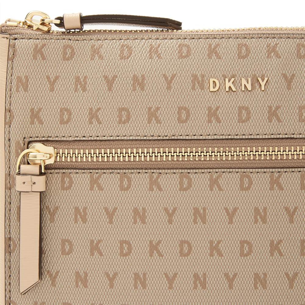 mulberry bag with detachable clutch : dkny new yorkDKNY Chain Item Leather Top Zip Cross Body Chino Logo DKNY Handbags