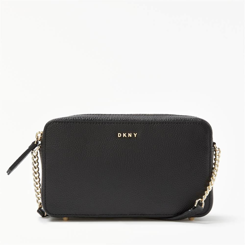 Dk-London Chelsea Pebbled Leather Cross Body BagBlack Dk-London Handbags