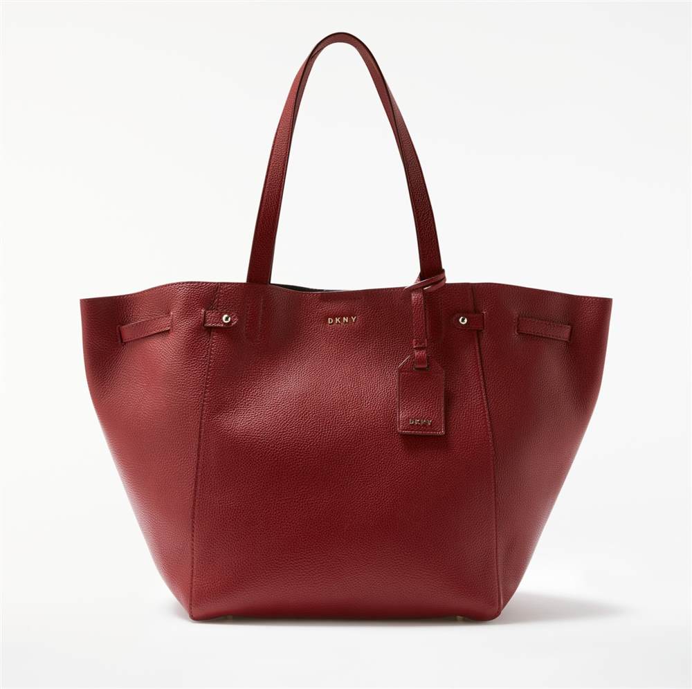 Dk-London Chelsea Pebbled Leather Large Tote BagScarlet Dk-London Handbags