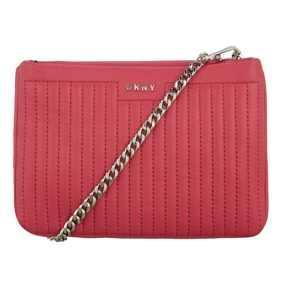 Dk-London Gansvoort Leather Mini Cross Body Bag Cerise Dk-London Handbags