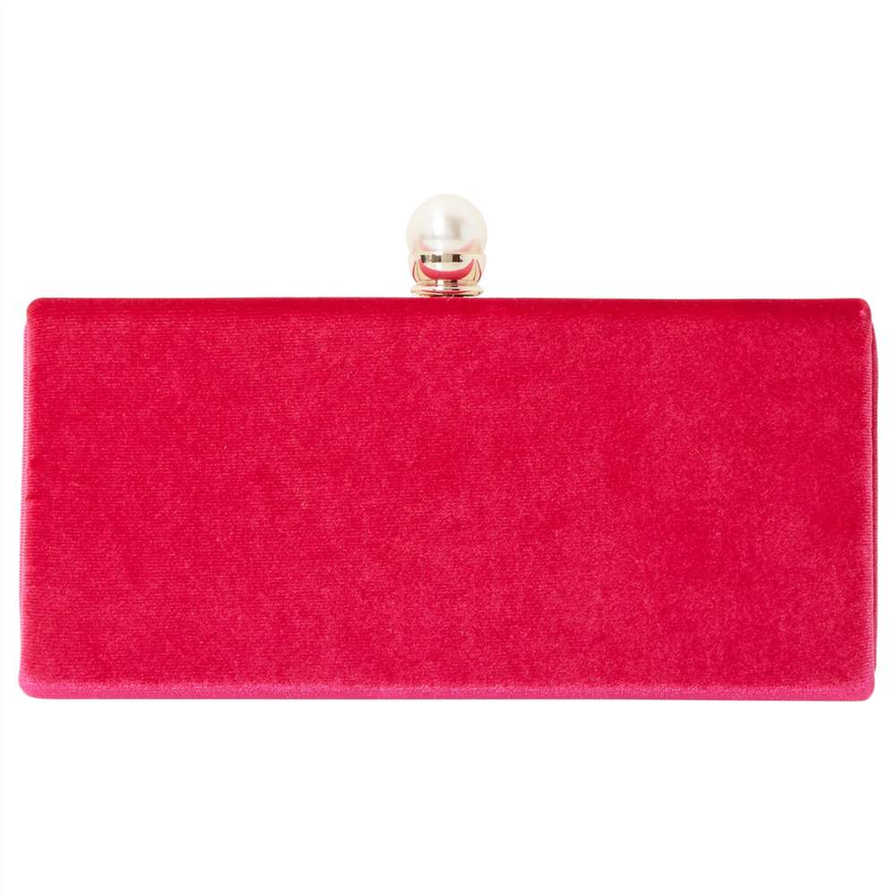 Dune Baltimor Pearl Trim Clutch BagPink Dune Handbags