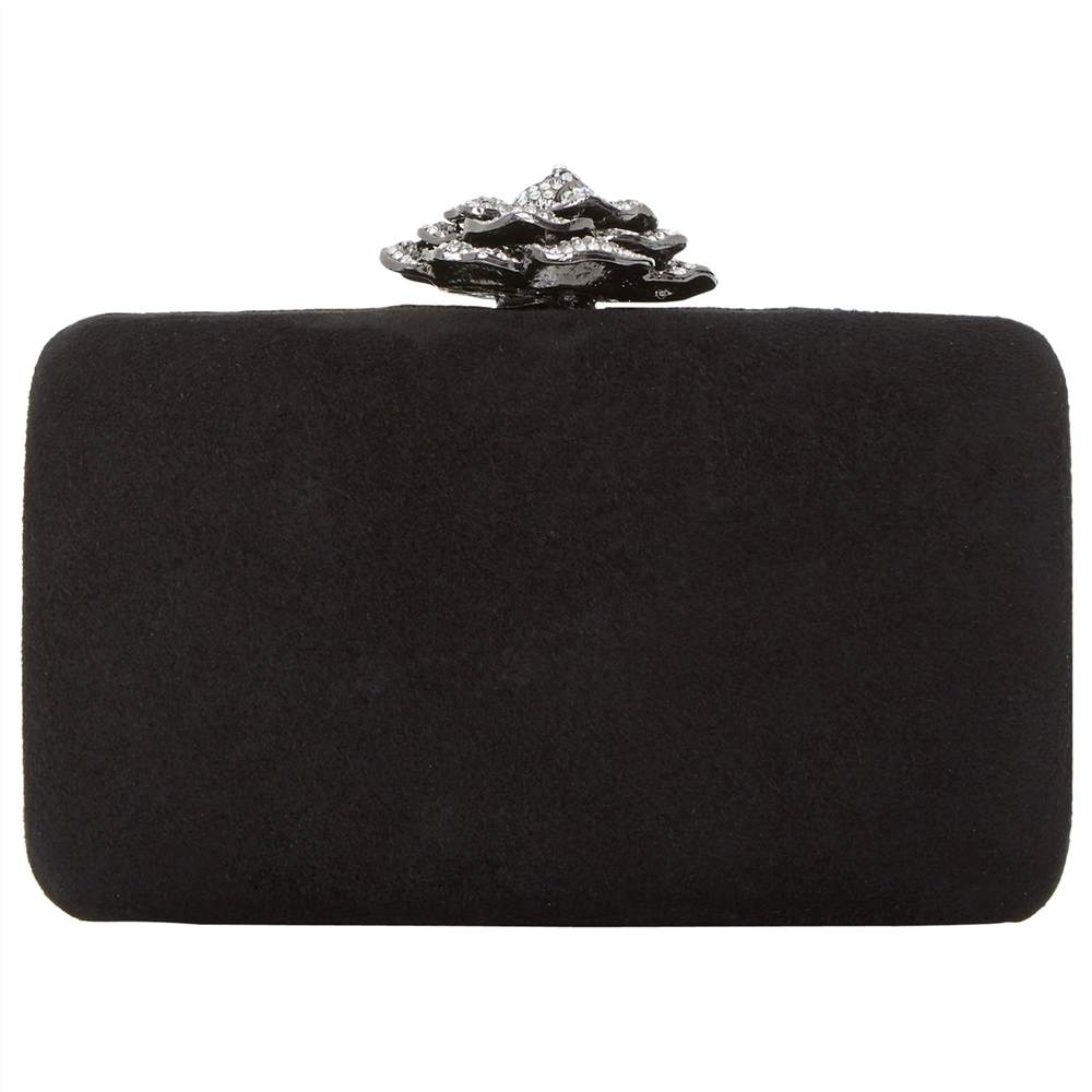 Dune Bellflower Box Clutch BagBlack Dune Handbags