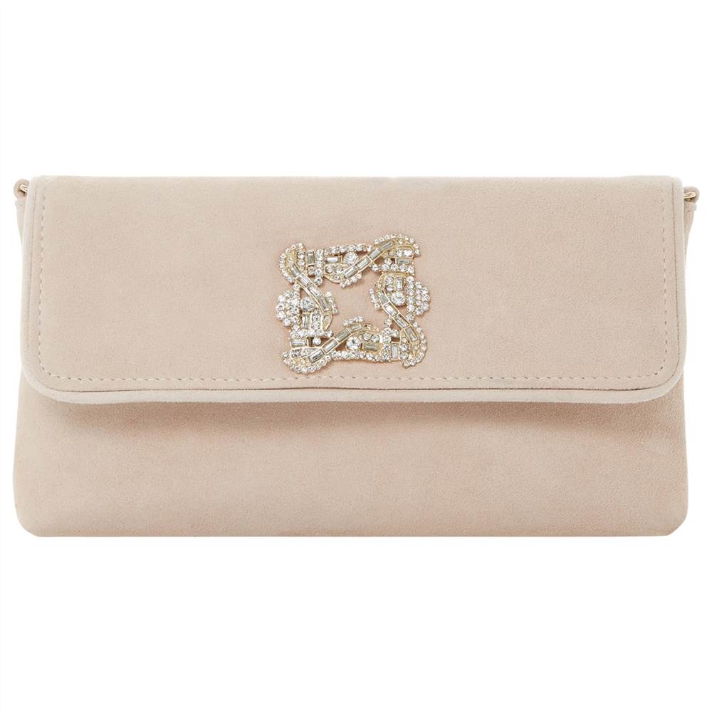 Dune Betsey Foldover Jewelled Clutch Bag Dune Handbags