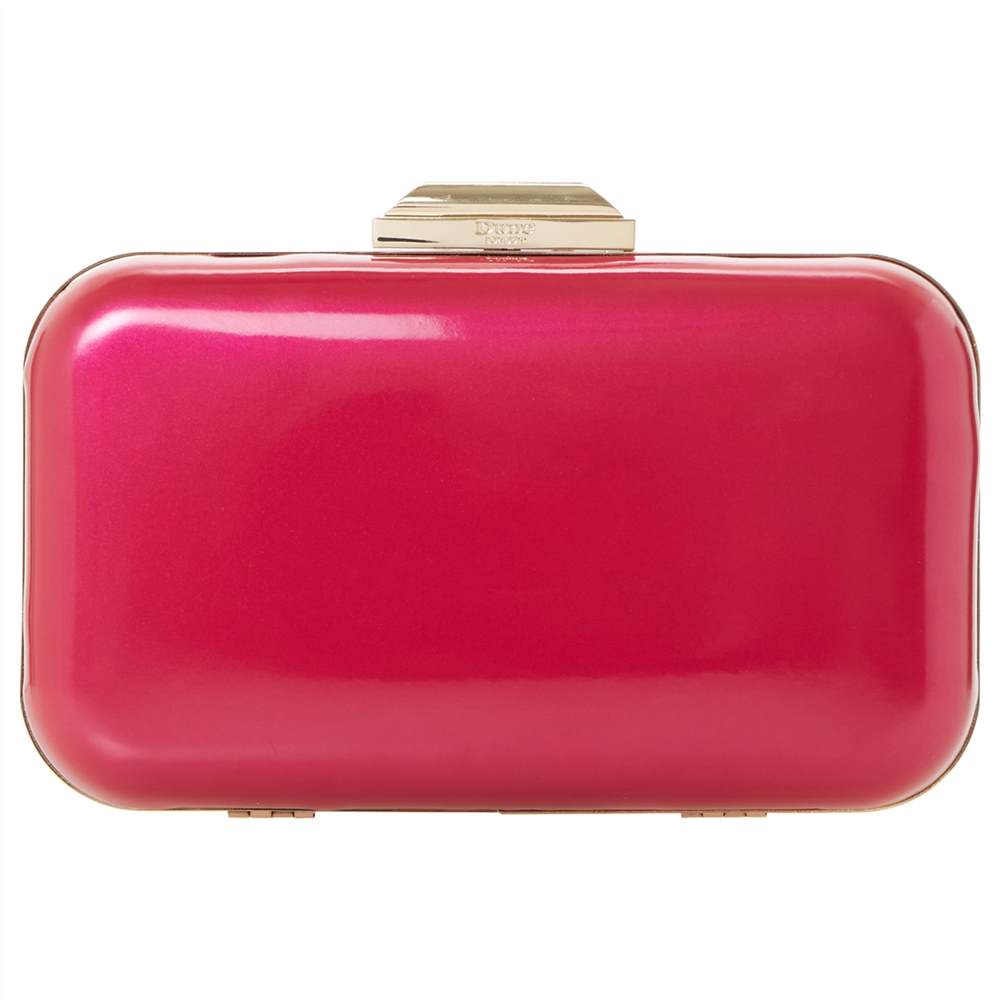 Dune Beverlie Box Clutch BagBright Pink Dune Handbags