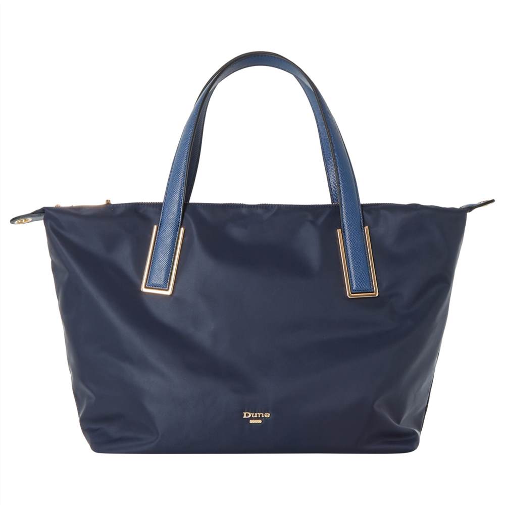 Dune Dindy Shopper Bag Navy Dune Handbags