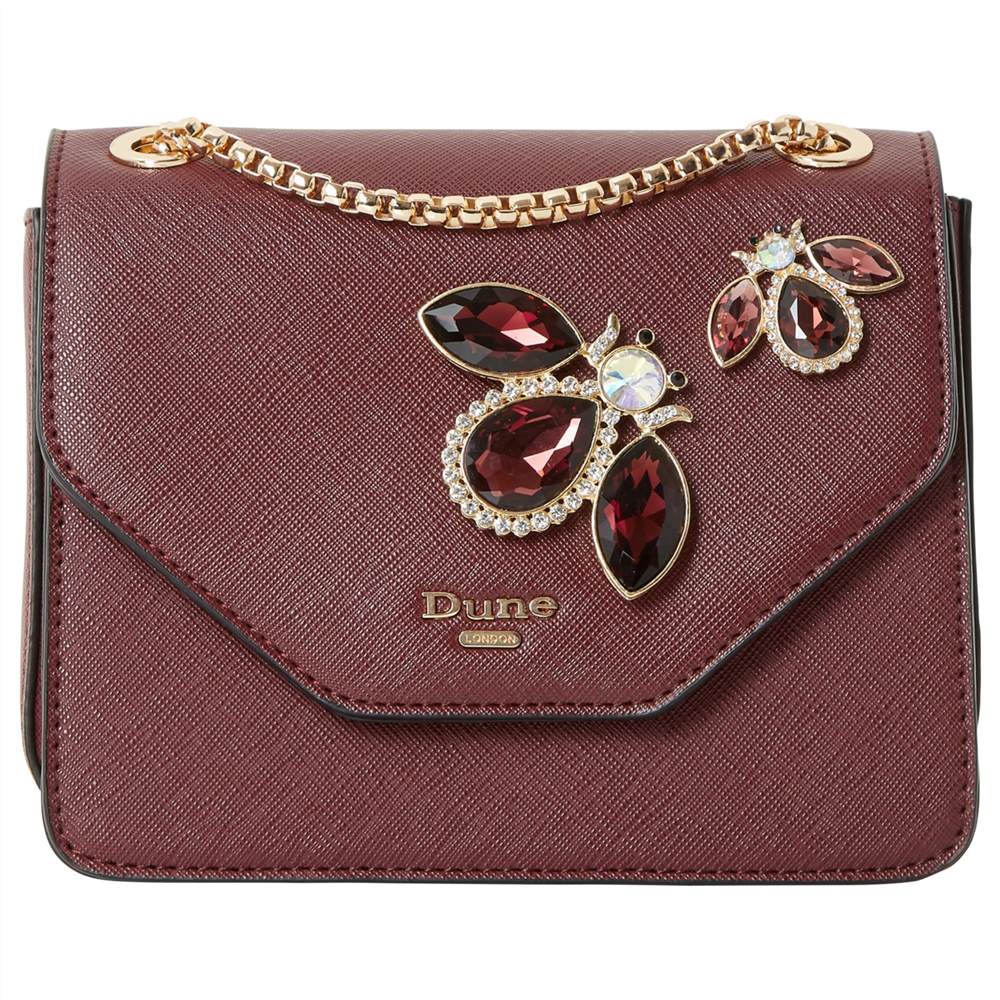 Dune Elady Jewel Clutch BagBerry Dune Handbags