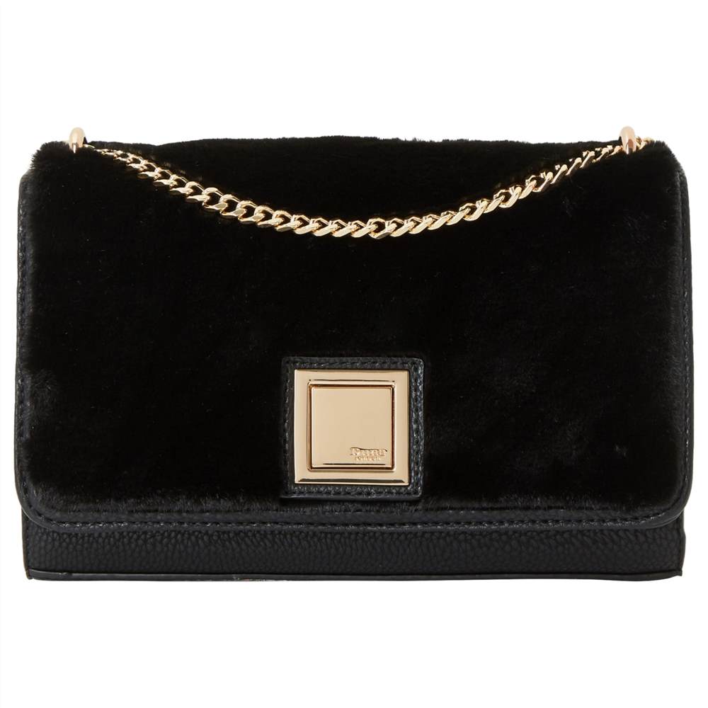 Dune Elfur Clutch Bag Black Dune Handbags