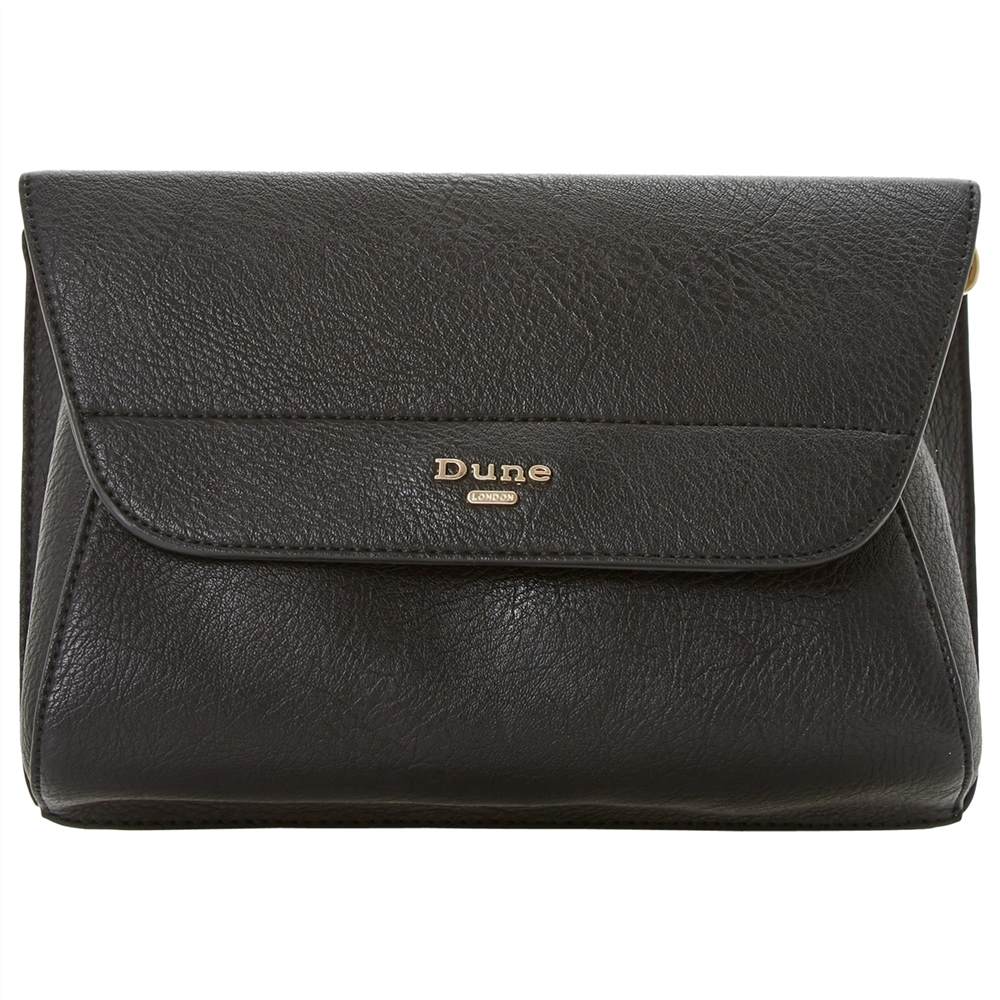 Dune Ellanaa Clutch Bag Black Dune Handbags