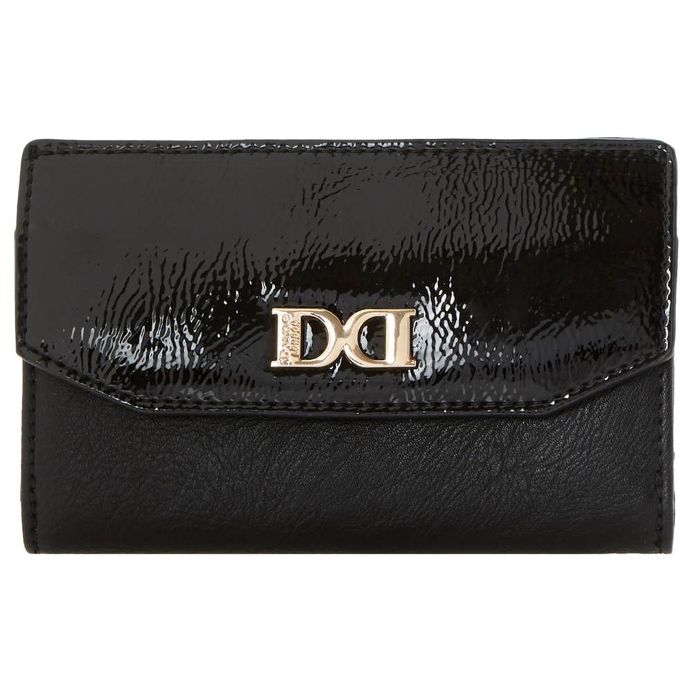 Dune Kennie D Lock Foldover PurseBlack Dune Purses