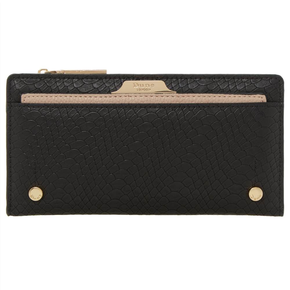 Dune Kerrie Metal Trim PurseBlack Dune Purses