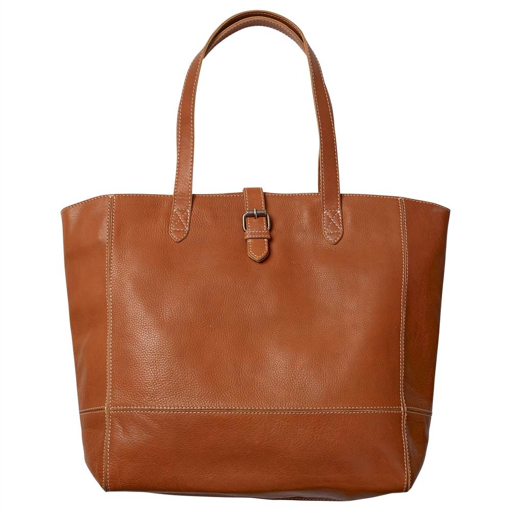 Fat Face Large Leather Buckle Tote Bag Fat Face Handbags