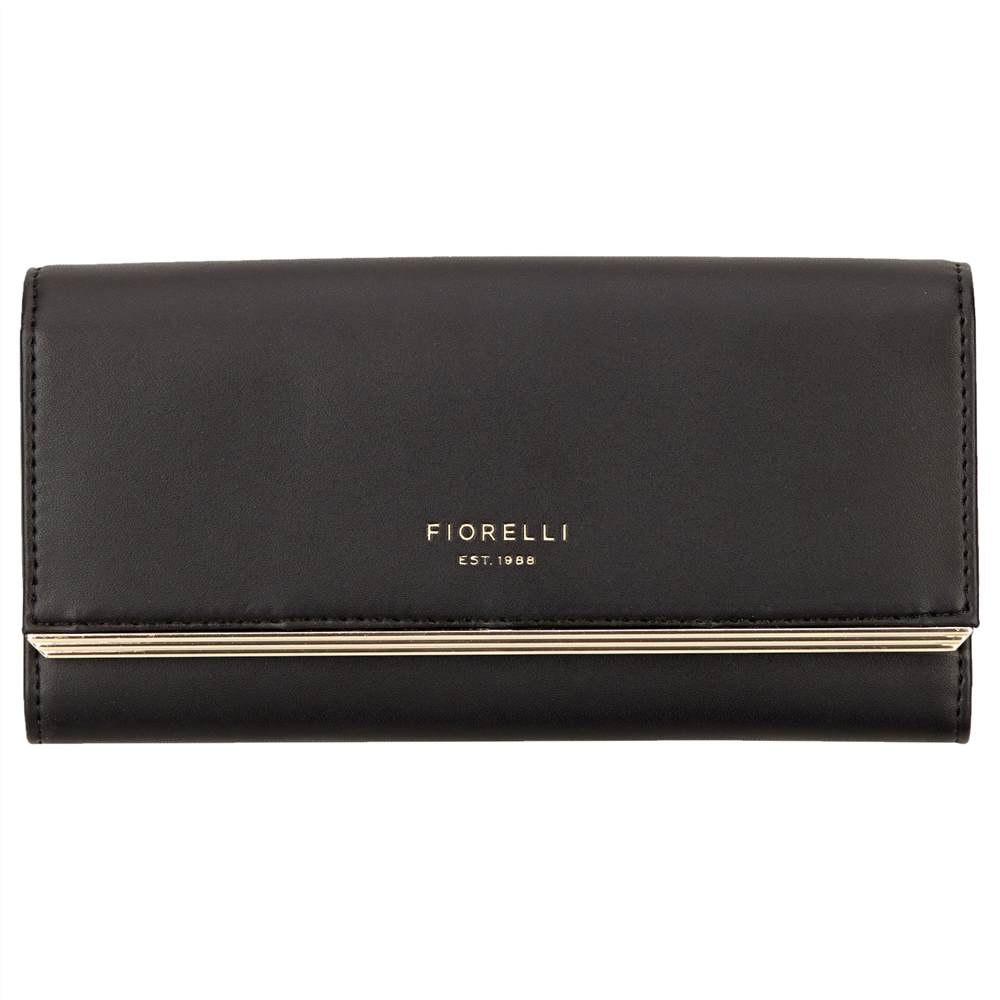 Fi-London Addison Dropdown PurseBlack Fi-London Purses