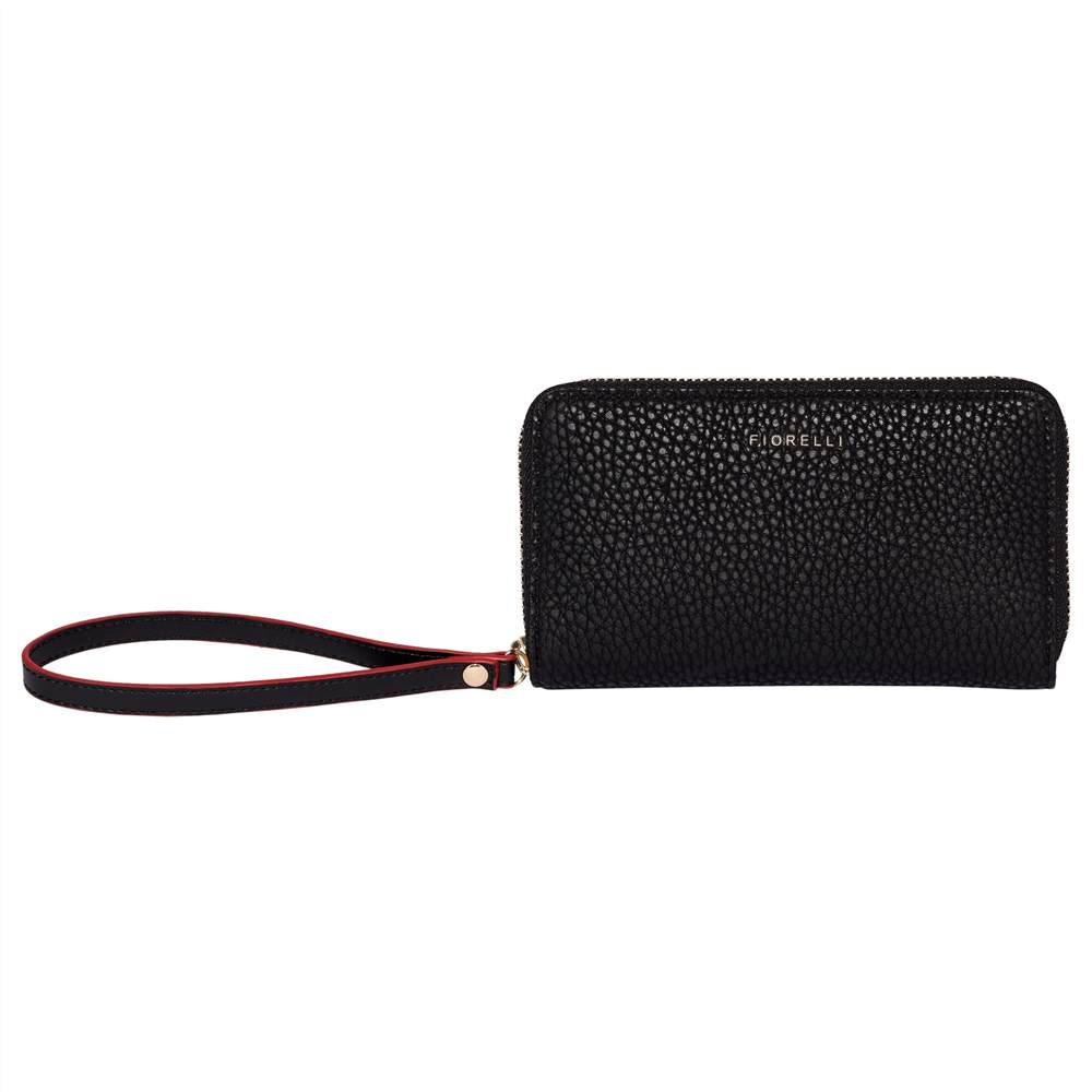 Fi-London Finley Medium Zip Around PurseBlack Fi-London Purses