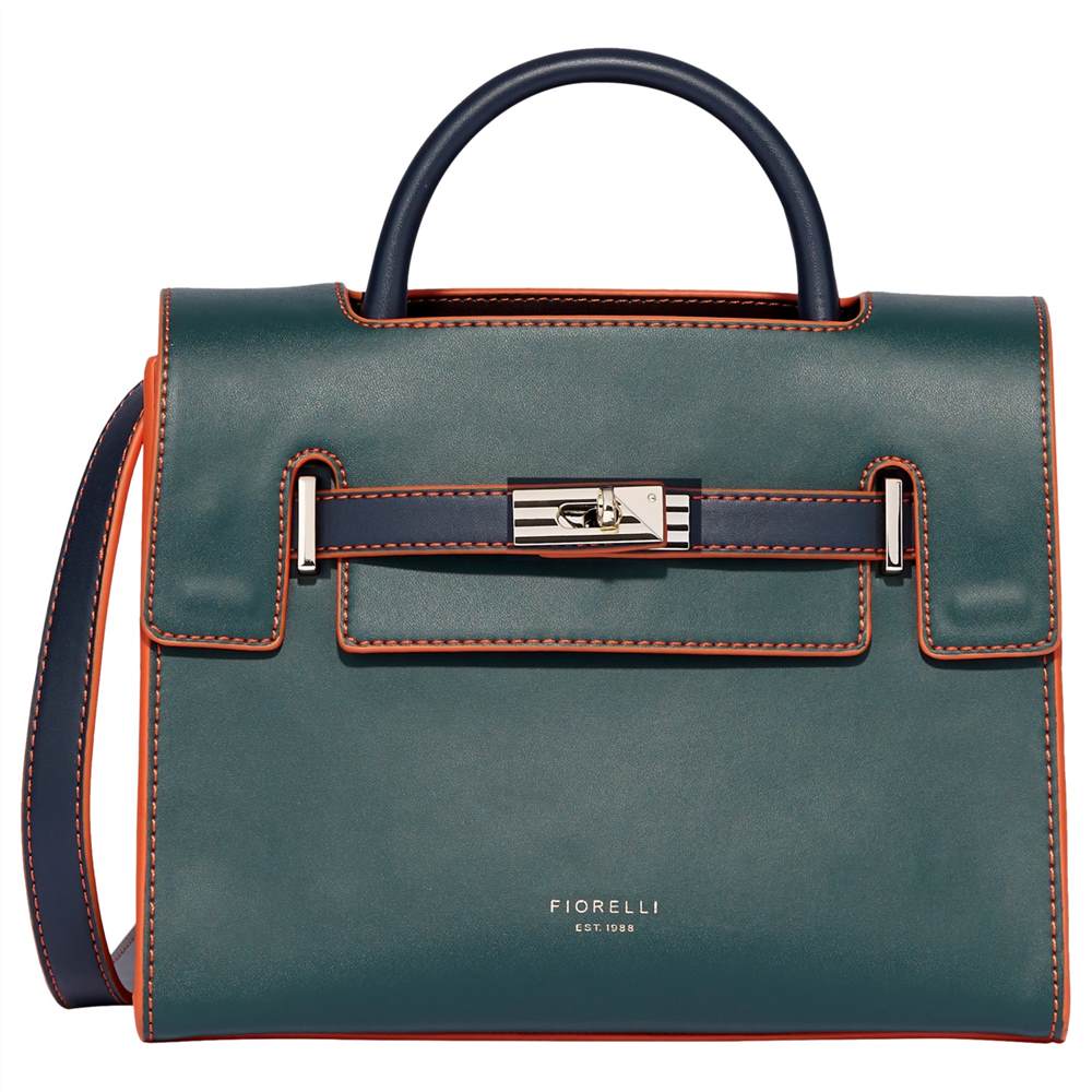 Fi-London Harlow Mini Tote BagRacing Green Fi-London Handbags