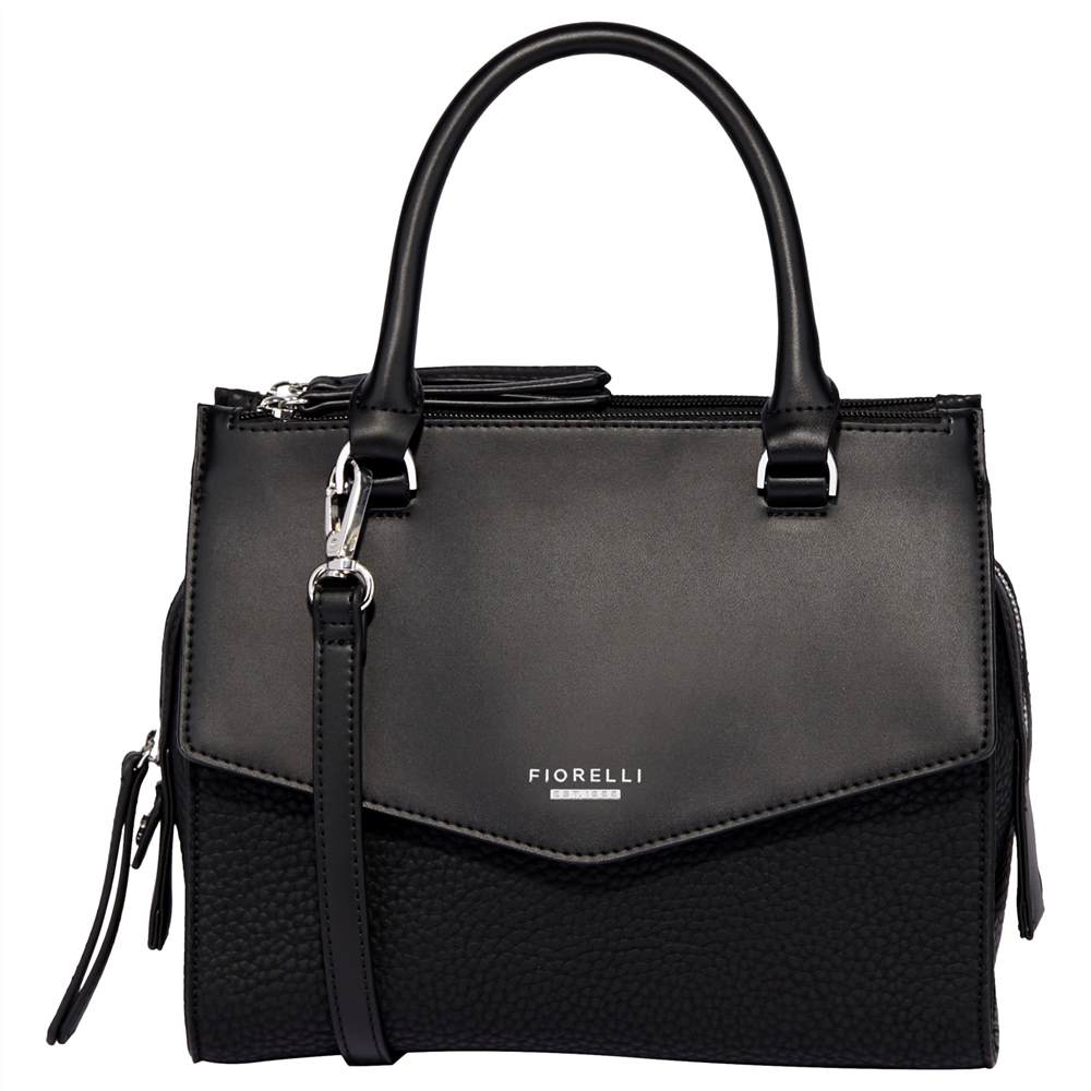 Fi-London Mia Small Grab BagBlack Mix Fi-London Handbags