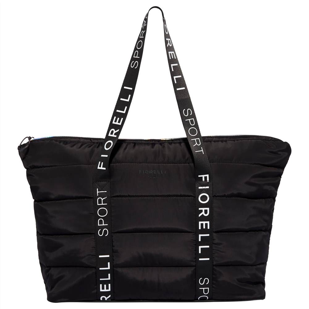 Fi-London Sport Flash Puffer Tote BagBlack Fi-London Handbags