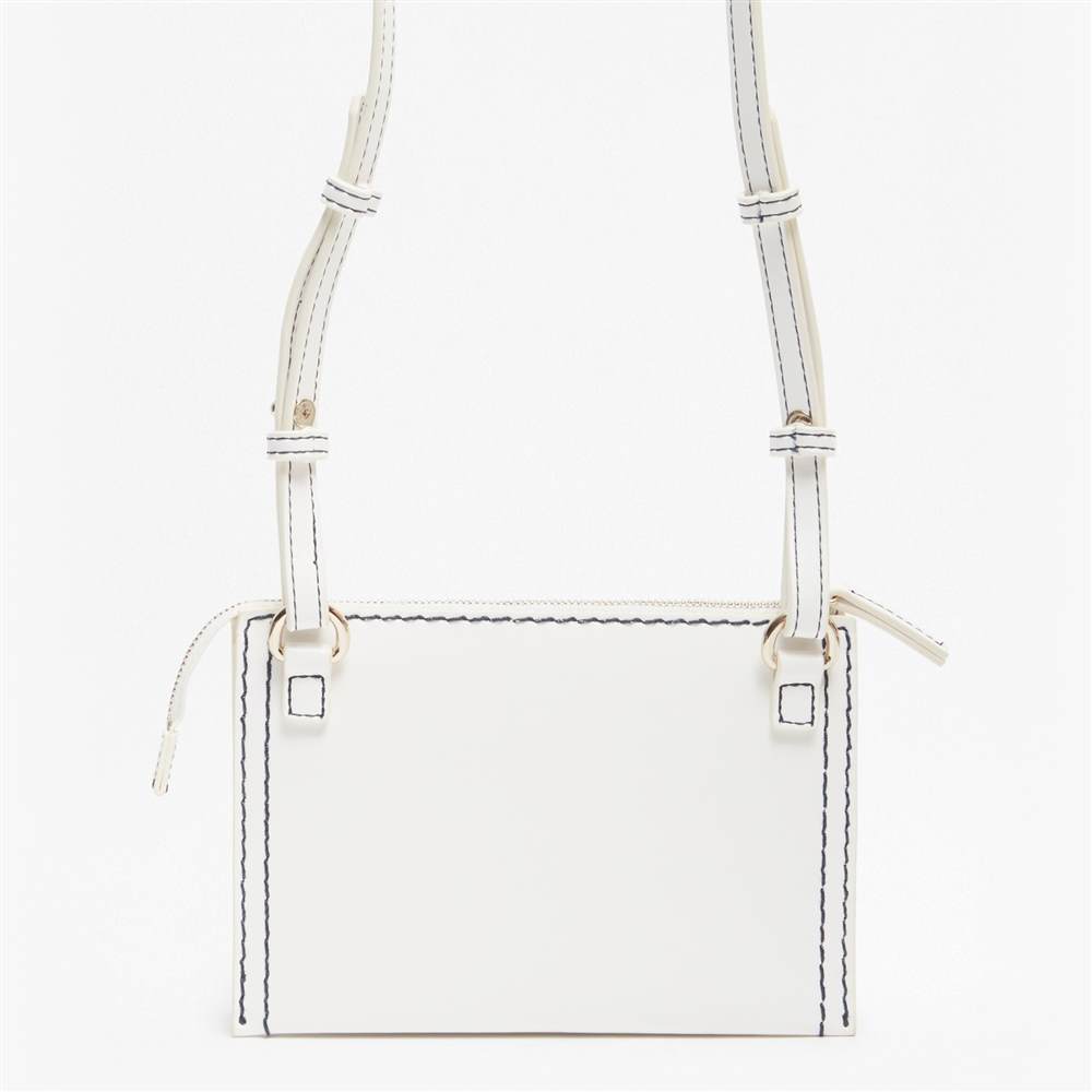 French Connection Fifi Cross Body Bag White/Utility Blue French Connection Handbags