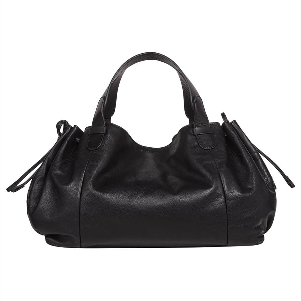 Gerard Darel Leather Le 24 Heures BagBlack Gerard Darel Handbags