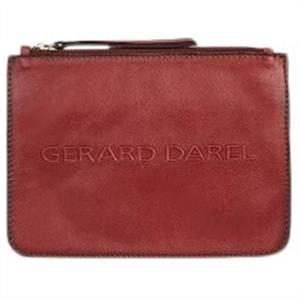 Gerard Darel Pocket Leather PouchRed Gerard Darel Purses