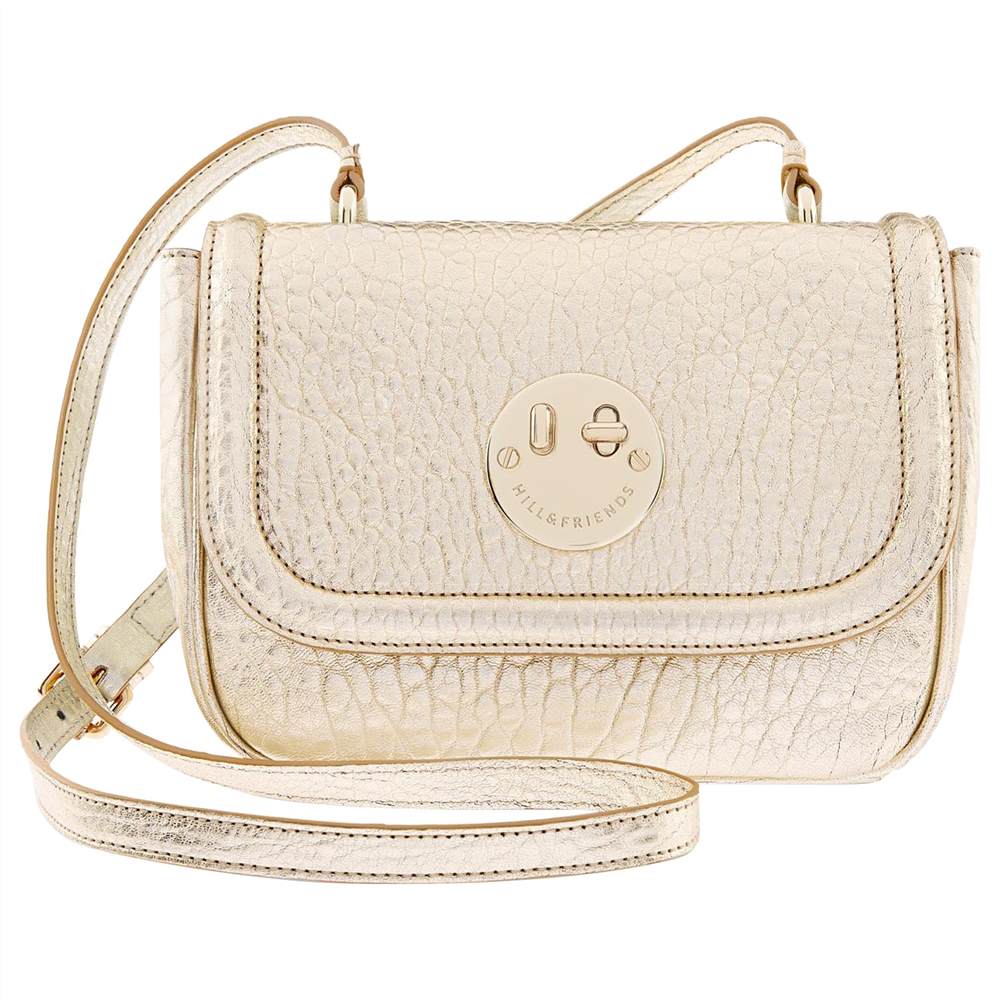 Hill and Friends Happy Mini Leather Cross Body Bag Hill and Friends Handbags