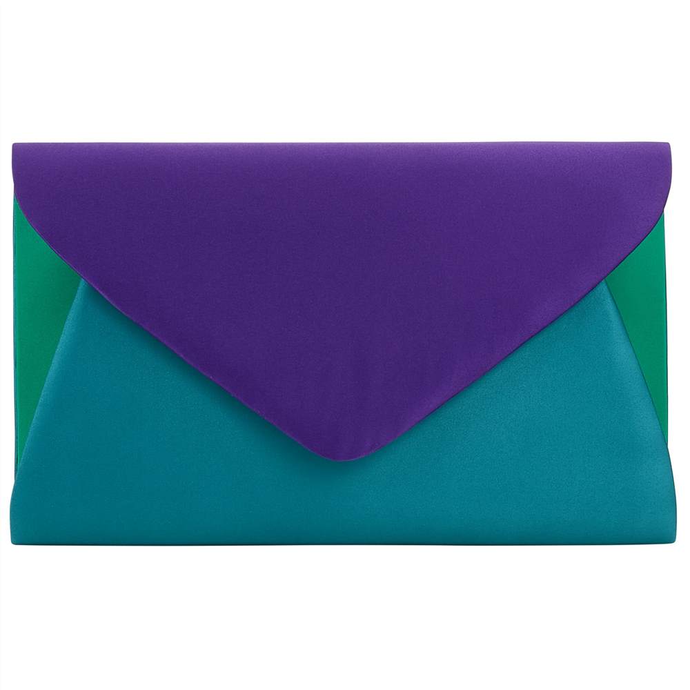 John Lewis Fiona Clutch Bag Blue John Lewis Handbags