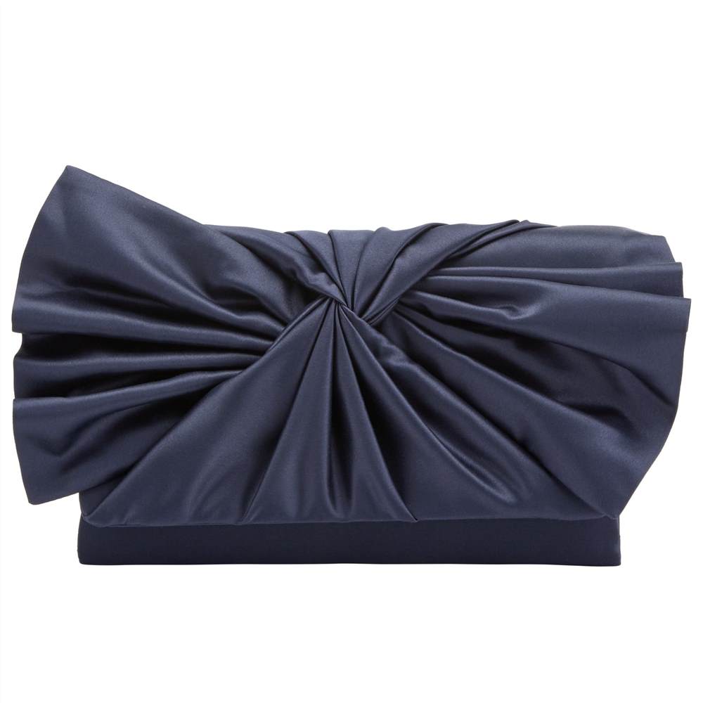 John Lewis Rosita Bow Clutch BagNavy John Lewis Handbags