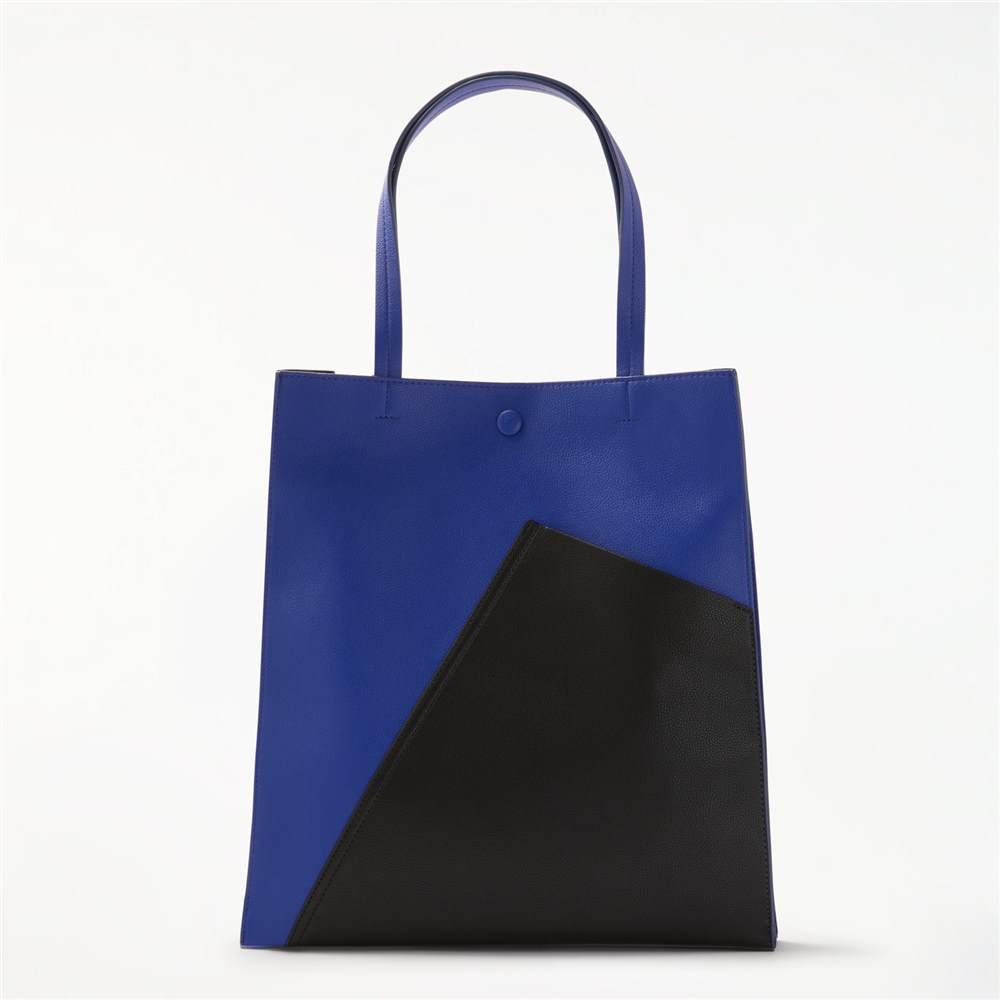 Kin by John Lewis Ella Geo Tote Bag Blue Kin by John Lewis Handbags