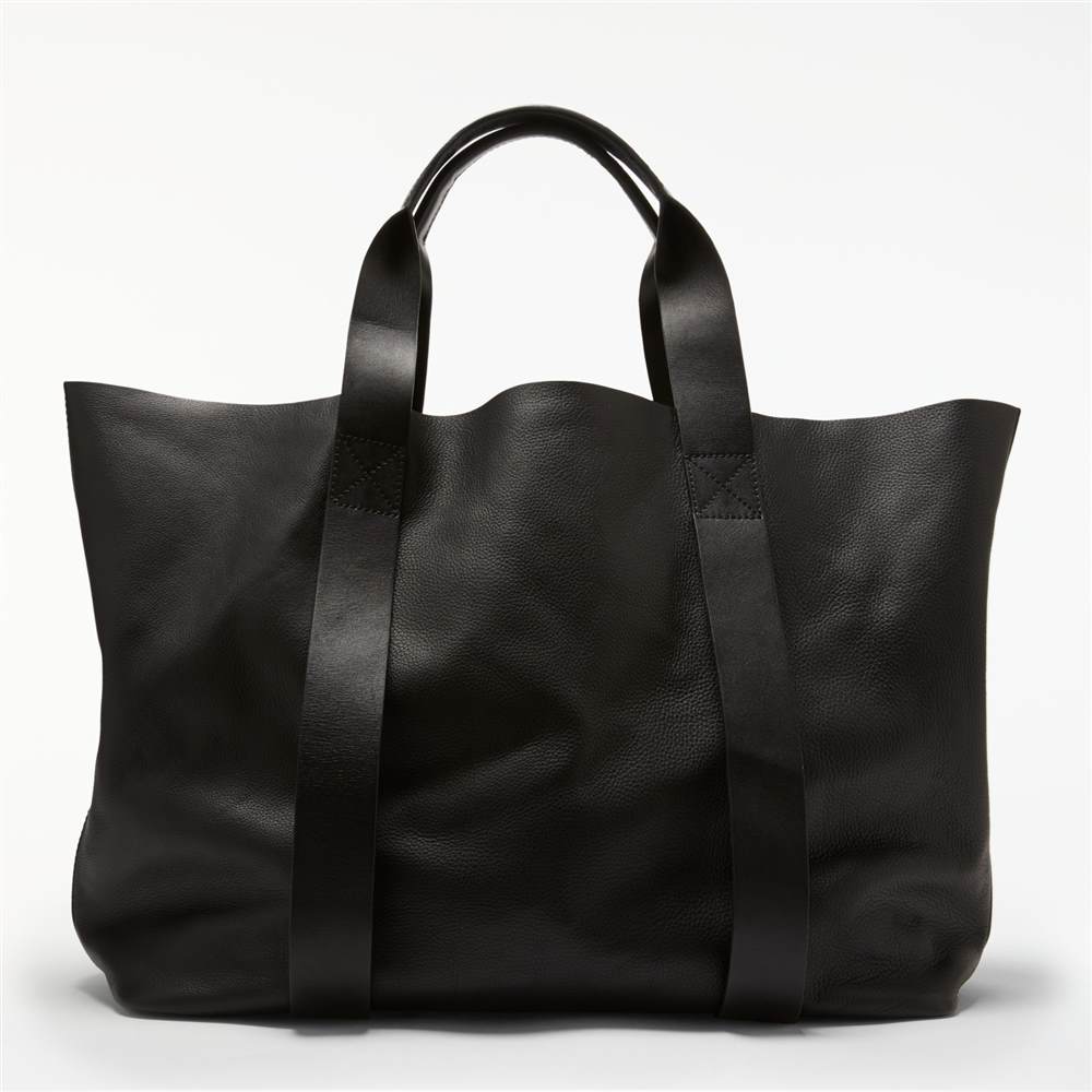 Kin by John Lewis Helen Leather Tote Bag Black Kin by John Lewis Handbags