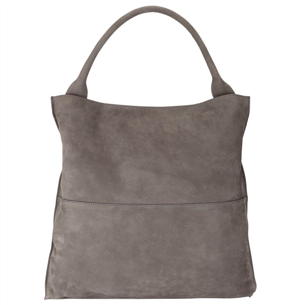 Kin by John Lewis Helena Leather Shoulder BagGrey Kin by John Lewis Handbags