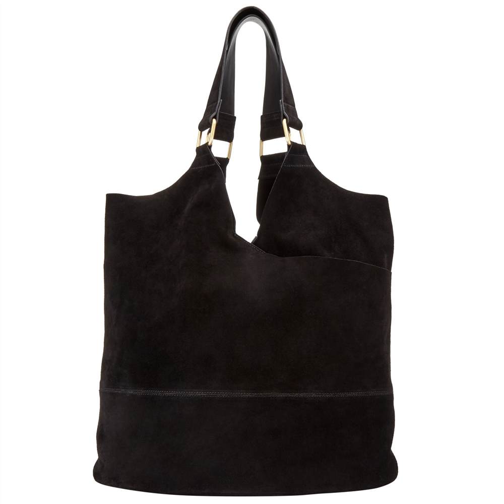 Kin by John Lewis Ronja Leather Shoulder BagBlack Kin by John Lewis Handbags