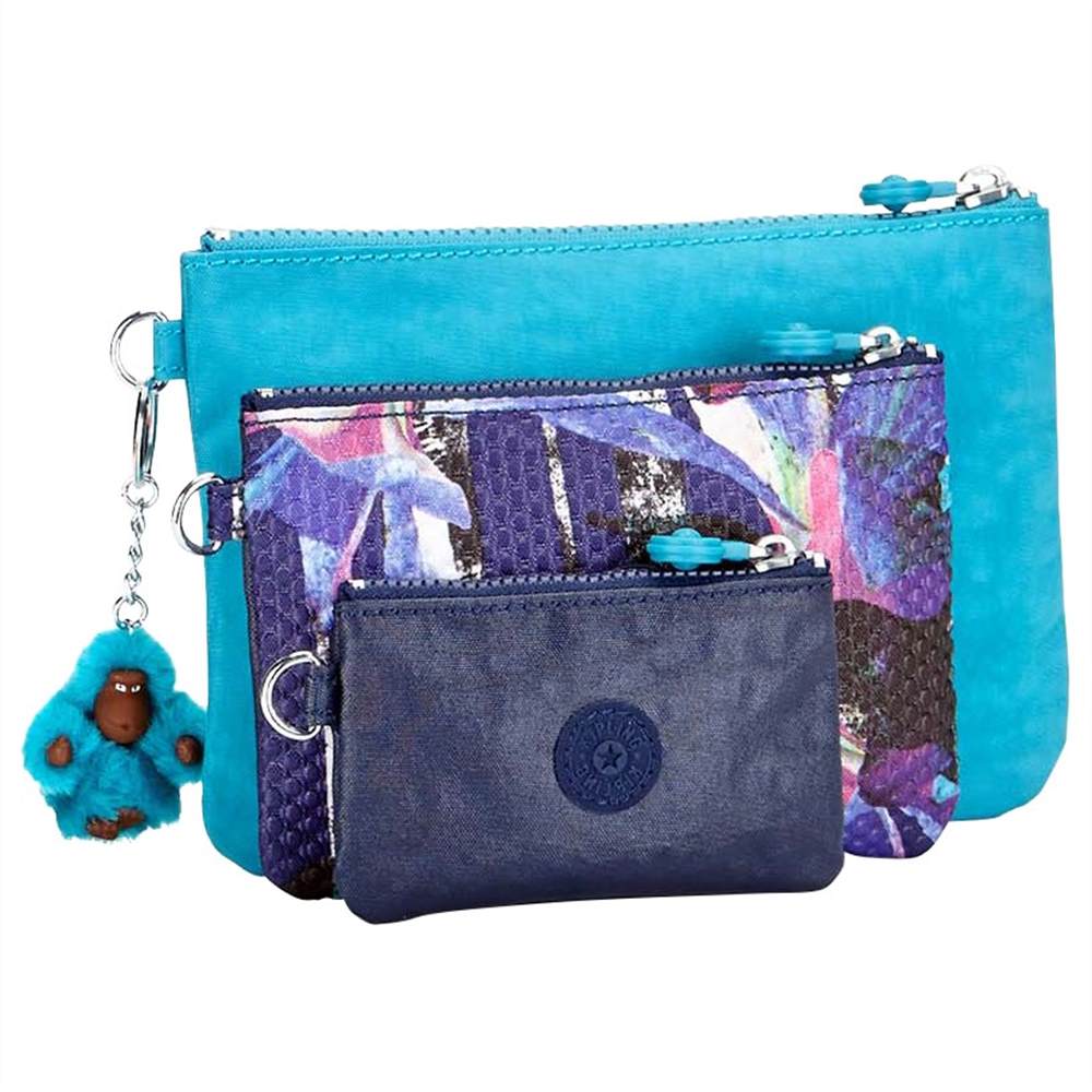 Kipling Iaka Urban Trio Pouch Flower Kipling Purses