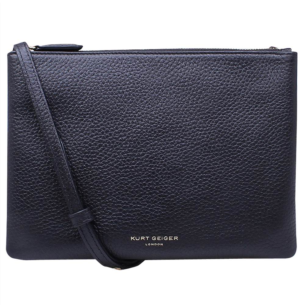 Kurt Geiger Pisces Leather Pouch Clutch Bag Kurt Geiger Handbags