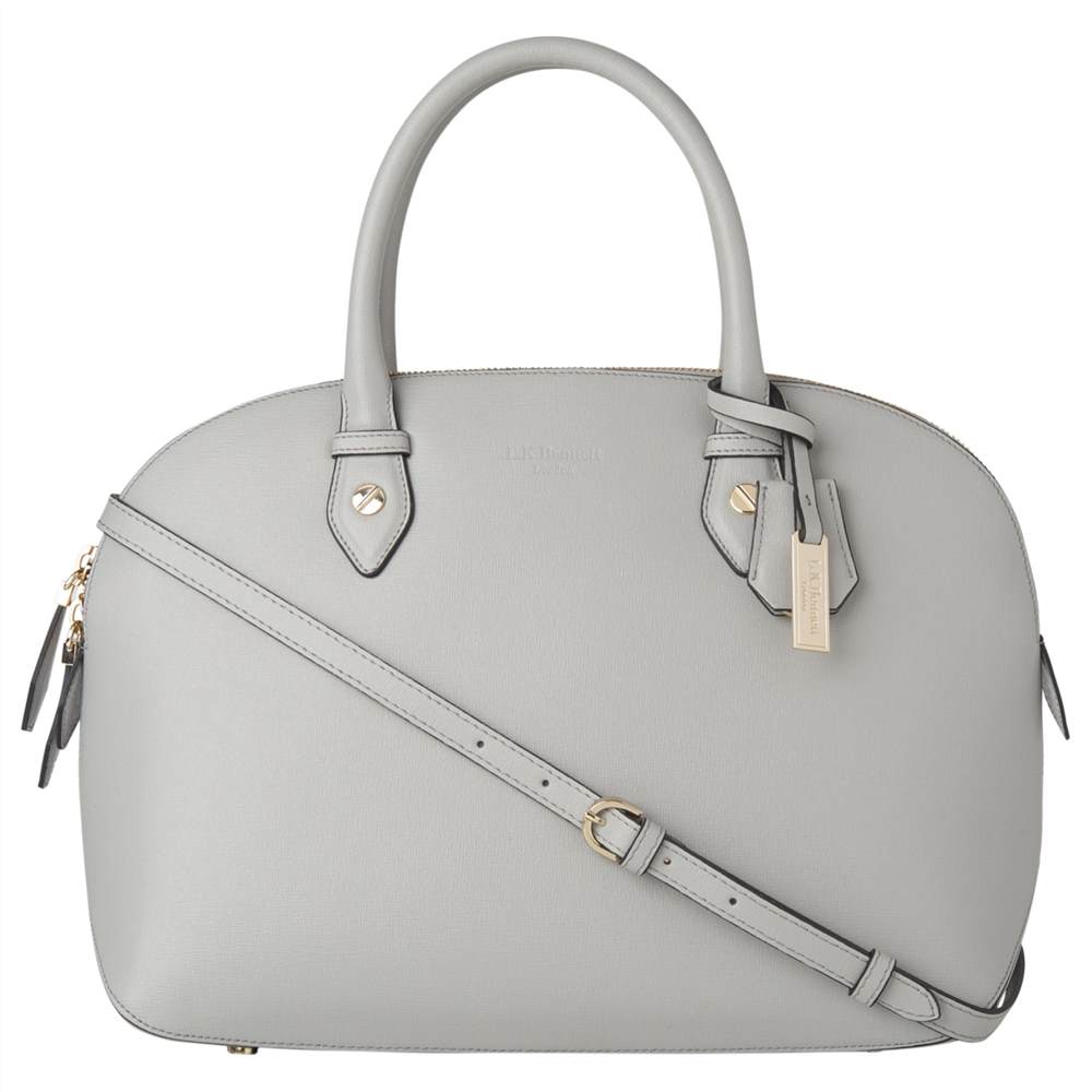 L.K. Bennett Camilla Leather Tote BagGrey Mist L.K.Bennett Handbags