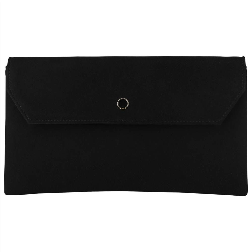 L.K. Bennett Dora Clutch BagBlack Suede L.K.Bennett Handbags