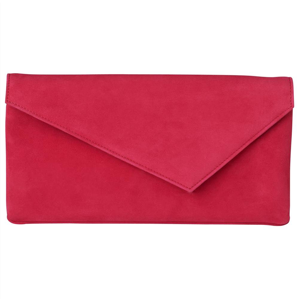 L.K. Bennett Leonie Asymmetric Clutch Bag Azalea L.K.Bennett Handbags