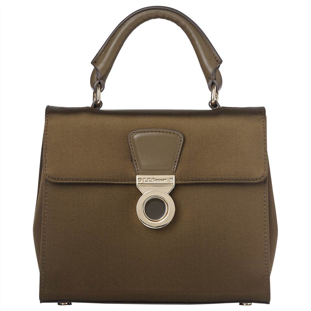 L.K.Bennett Amelia Shoulder Bag Khaki L.K.Bennett Handbags