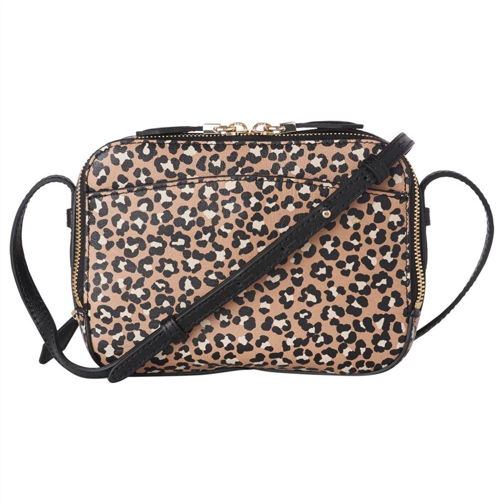 L.K.Bennett Mariel Leather Cross Body Bag Animal Print L.K.Bennett Handbags